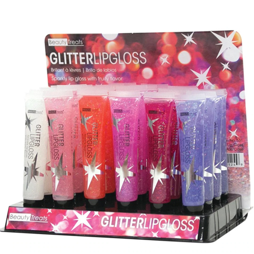 2470 Glitter Lip Gloss (set of 6) - Click Image to Close